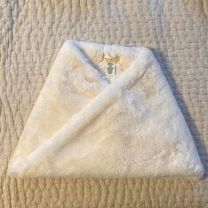 Anthropologie faux fur cowl scarf